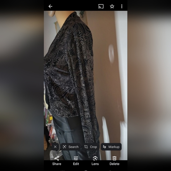 Vintage Chico's Crop Top size Small - Picture 6 of 6